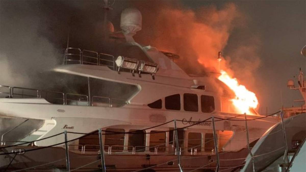 Así quedó el lujoso yate de Marc Anthony valorado en 7 millones de dólares que fue destrozado por un voraz incendio