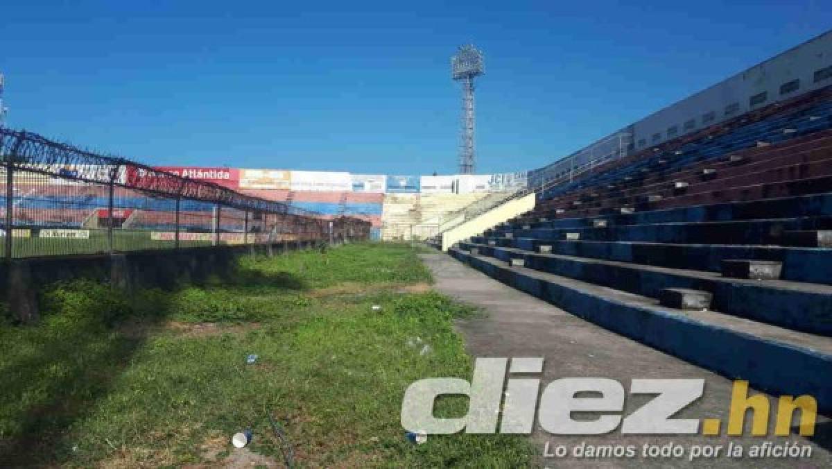 EN FOTOS: Así de descuidado se encuentra el estadio Ceibeño