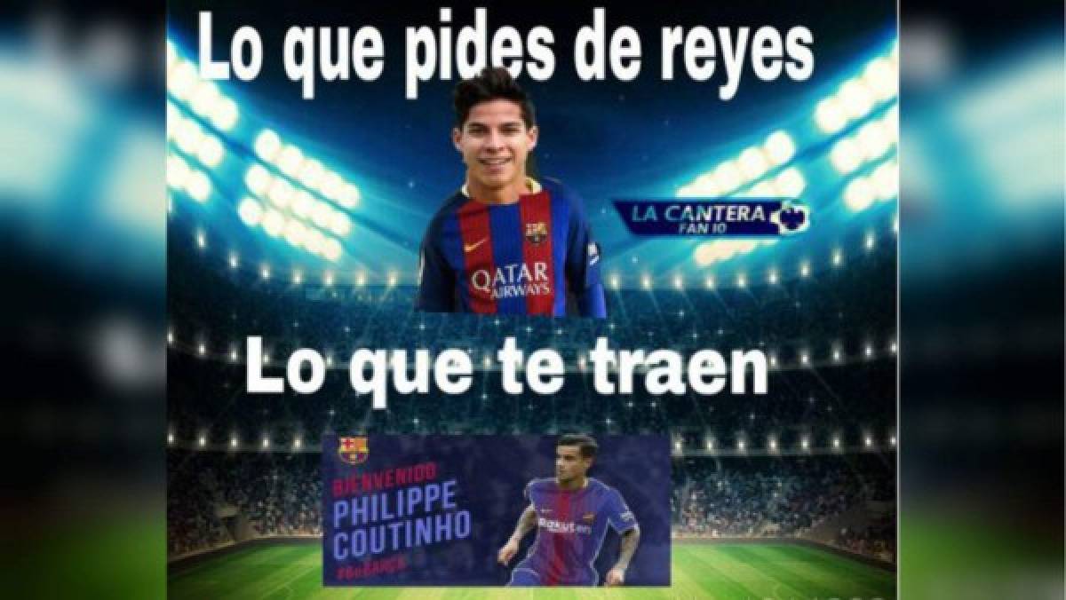 Barcelona ficha a Coutinho y afición lo celebra con divertidos memes