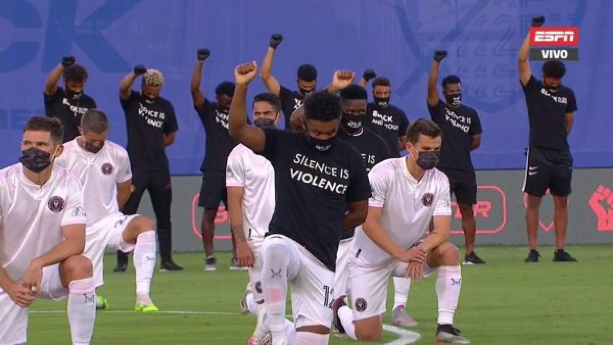 'Negro y orgulloso”: Elis, Maynor y Boniek, protestan contra el racismo en el inicio del torneo de la MLS