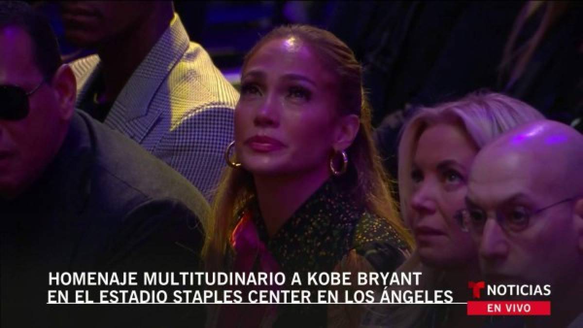El último adiós a Kobe Bryant: Sentido discurso de Vanessa y Jennifer López se derrumba en lágrimas