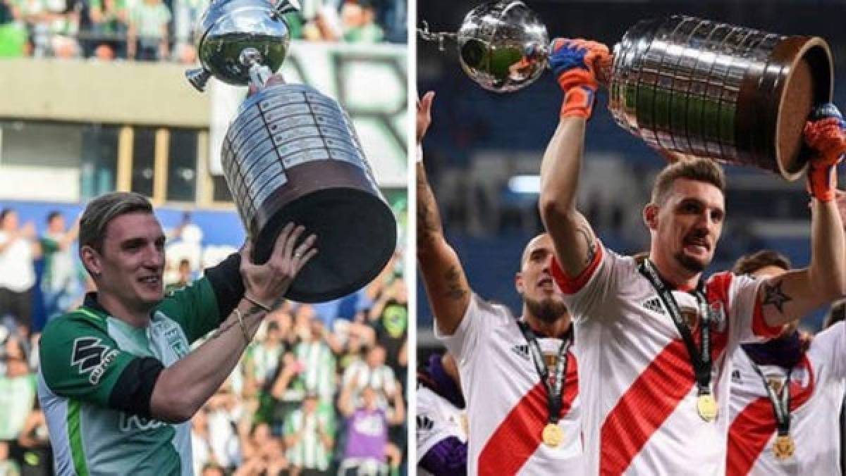 Los futbolistas que han ganado la Copa Libertadores con dos equipos