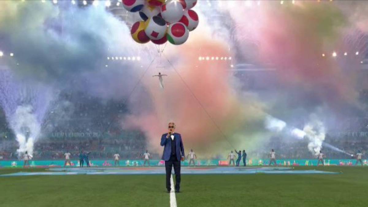 ¡Espectacular! Así fue la gran inauguración de la Eurocopa 2021: Bocelli y dos leyendas italianas se robaron el show