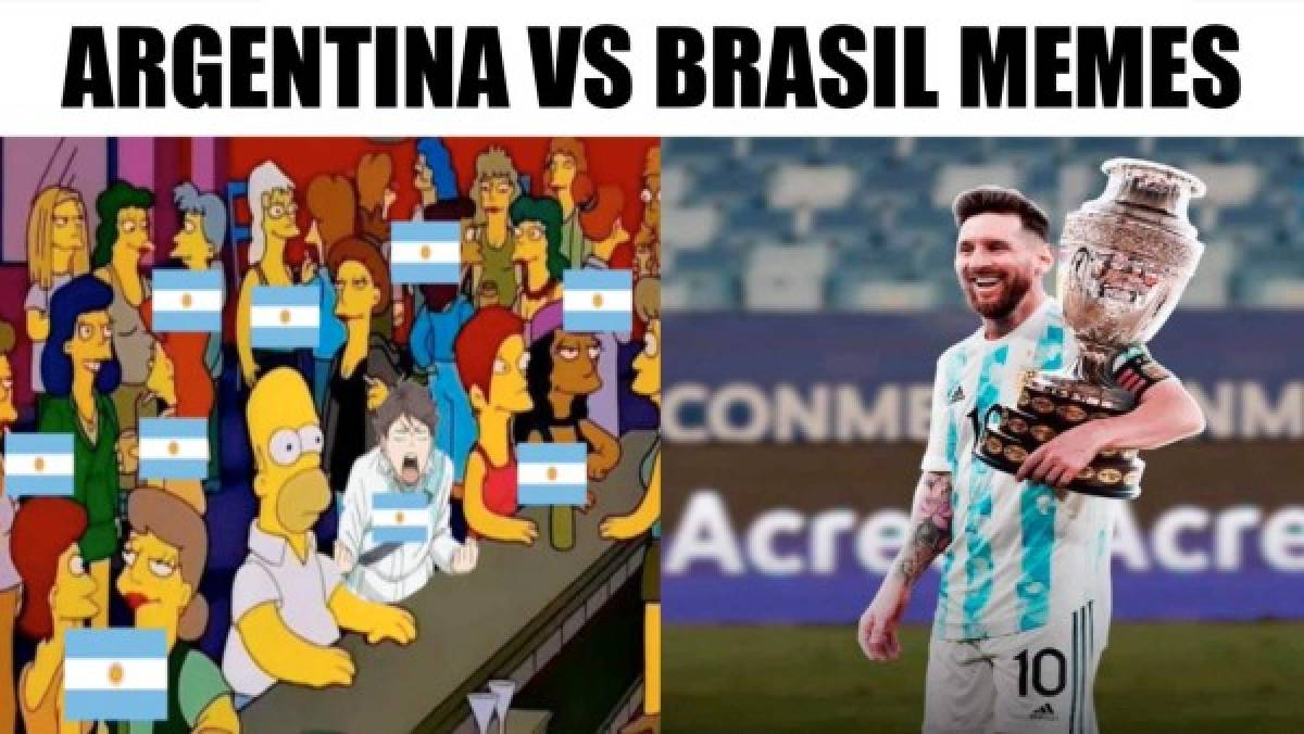 Argentina es campeón de la Copa América y los memes destrozan a Messi y a Neymar