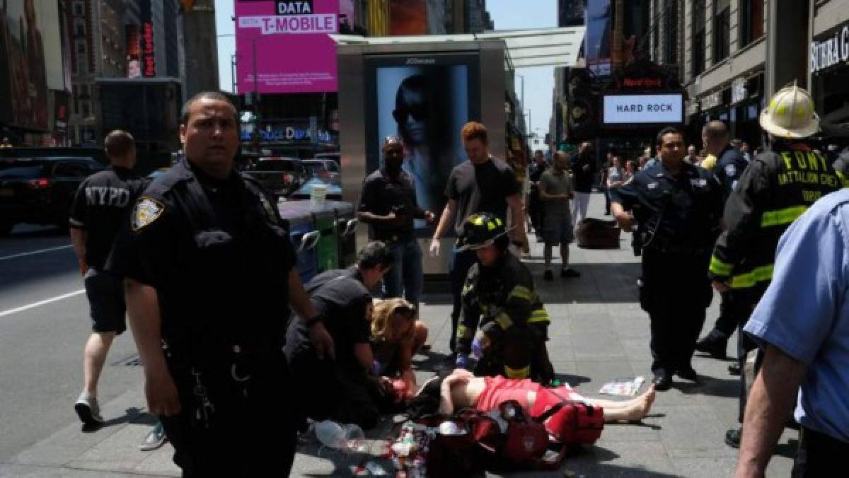 Tragedia en Nueva York: Impactantes imágenes en Times Square