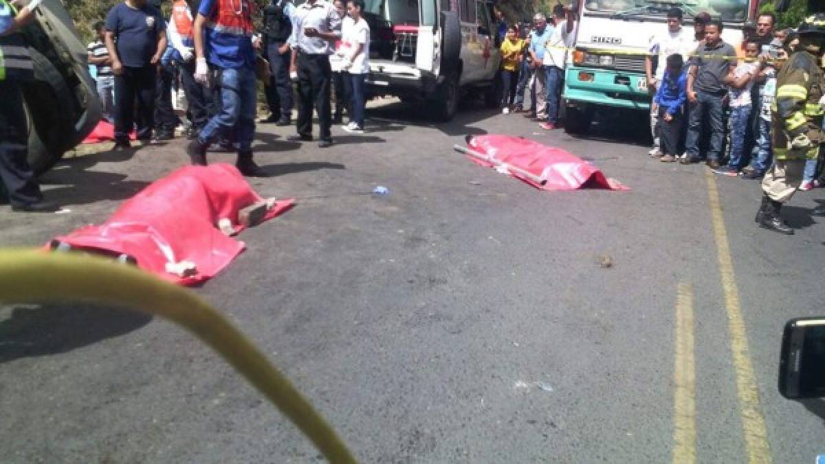 ¡TRAGEDIA! Las imágenes más desgarradoras del accidente que enluta a Honduras