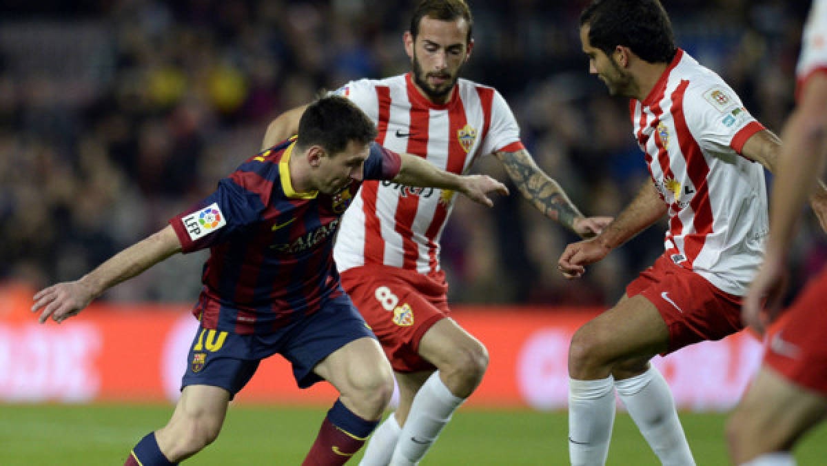 VIDEO: El golazo de tiro libre de Messi al Almería