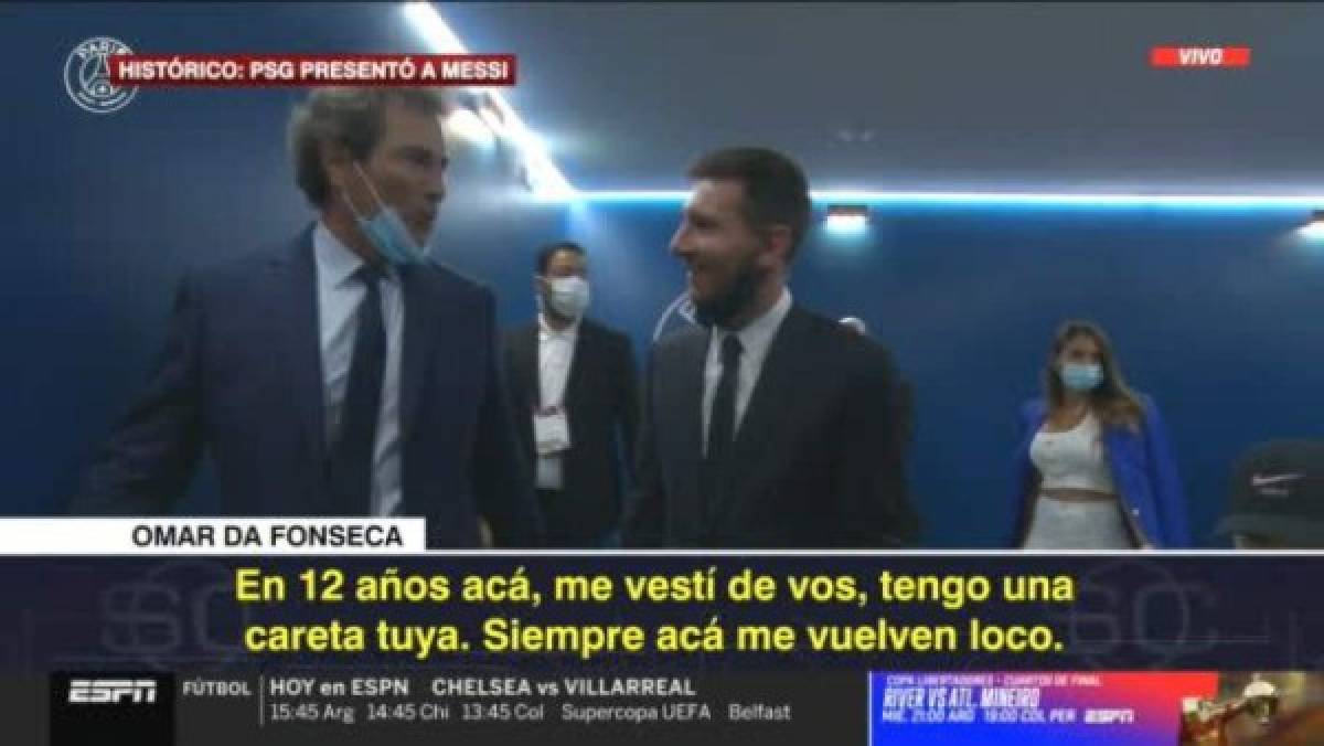 Le ofreció ayuda y entregó una tarjeta con su número: la sorpresa que se llevó Messi en su presentación con el PSG  