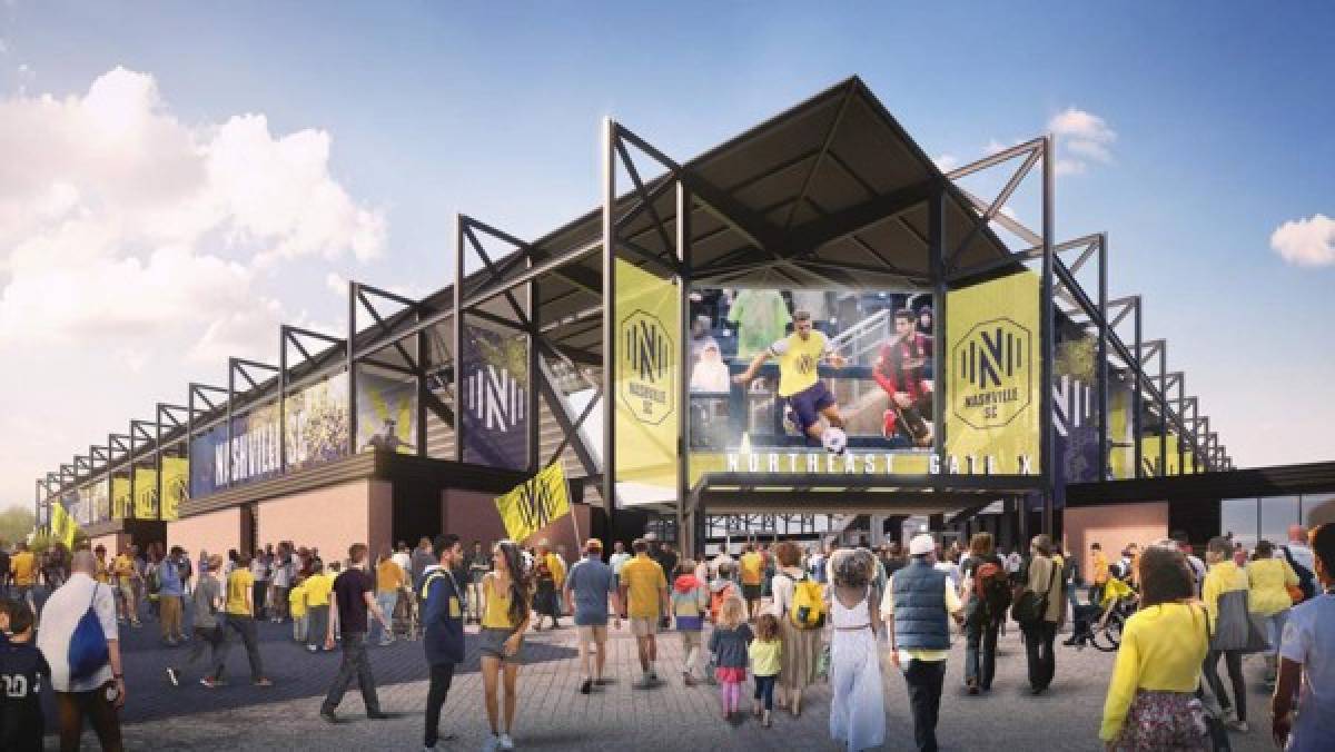 ¡Lujoso! El lindo y costoso estadio que está construyendo el Nashville de la MLS