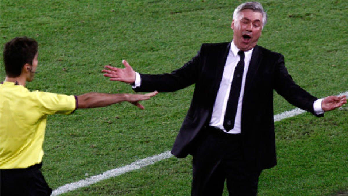 Ancelotti: 'El penal lo vio todo el mundo y el árbitro no lo pitó”