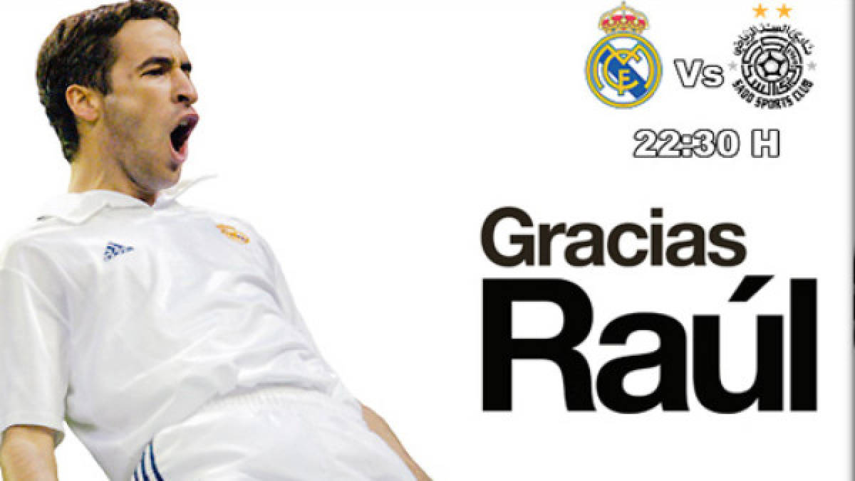 VIDEO: Homenaje de Real Madrid a Raúl