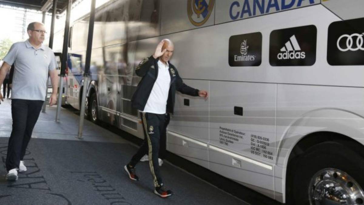 Así fue el regreso de Zidane a la pretemporada del Real Madrid tras la muerte de su hermano
