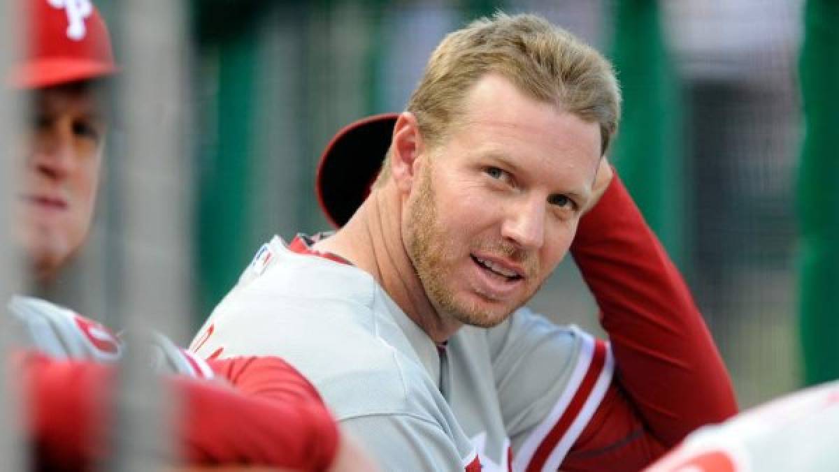 WASHINGTON - JULY 30: Roy Halladay #34 of the Philadelphia Phillies watches the game against the Washington Nationals at Nationals Park on July 30, 2010 in Washington, DC. (Photo by G Fiume/Getty Images)