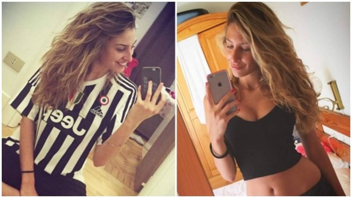 Valentina Allegri, sonrojó a los aficionados en las redes sociales