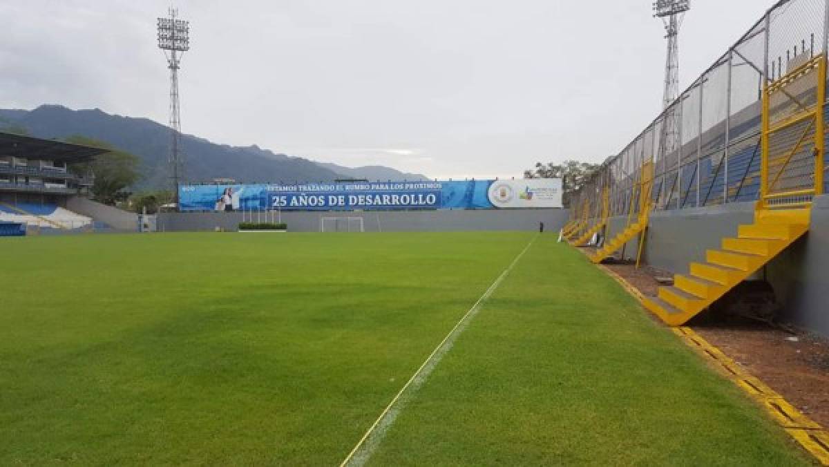 Con las remodelaciones, así luce el estadio Morazán donde se jugará Real España-Juticalpa