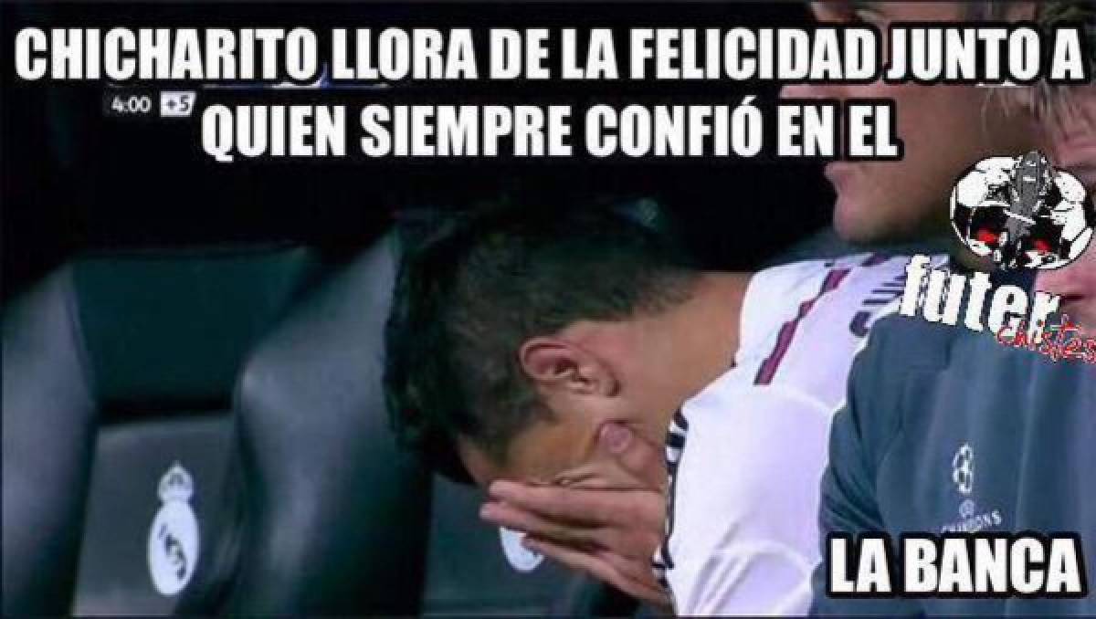 Chicharito Hernández es protagonista de los memes por su gol al Atlético