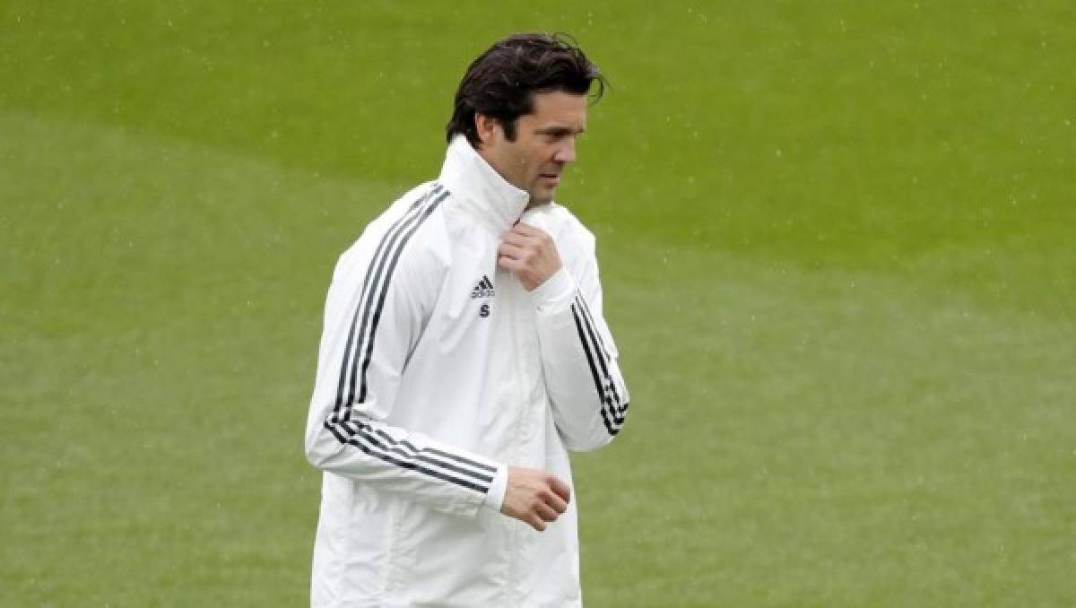 Con frío y tensión: Así fue el primer entrenamiento de Santiago Solari en el Real Madrid