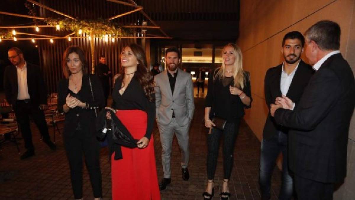 Cena de lujo: Así celebran título de Liga jugadores del Barcelona con sus esposas