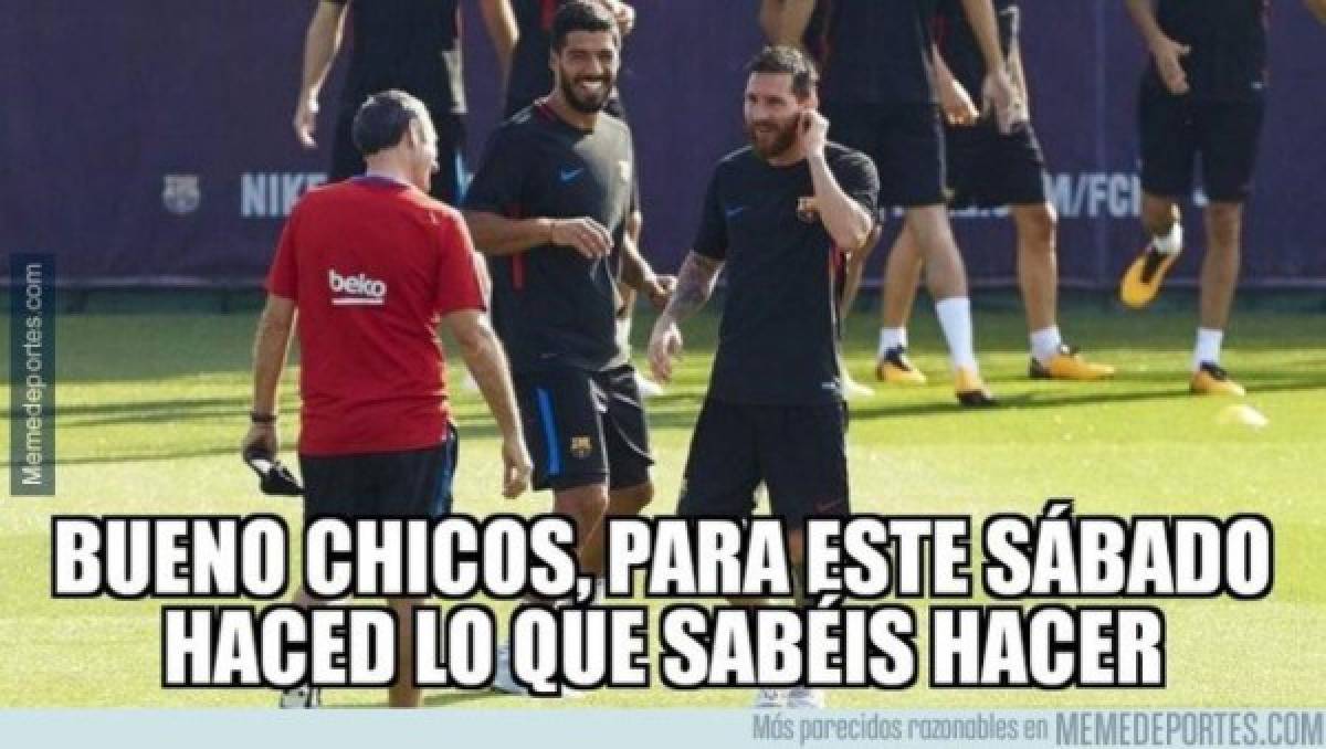 ¡Crueles! Messi y Suárez, protagonista de los memes tras la goleada del Barcelona al Mallorca