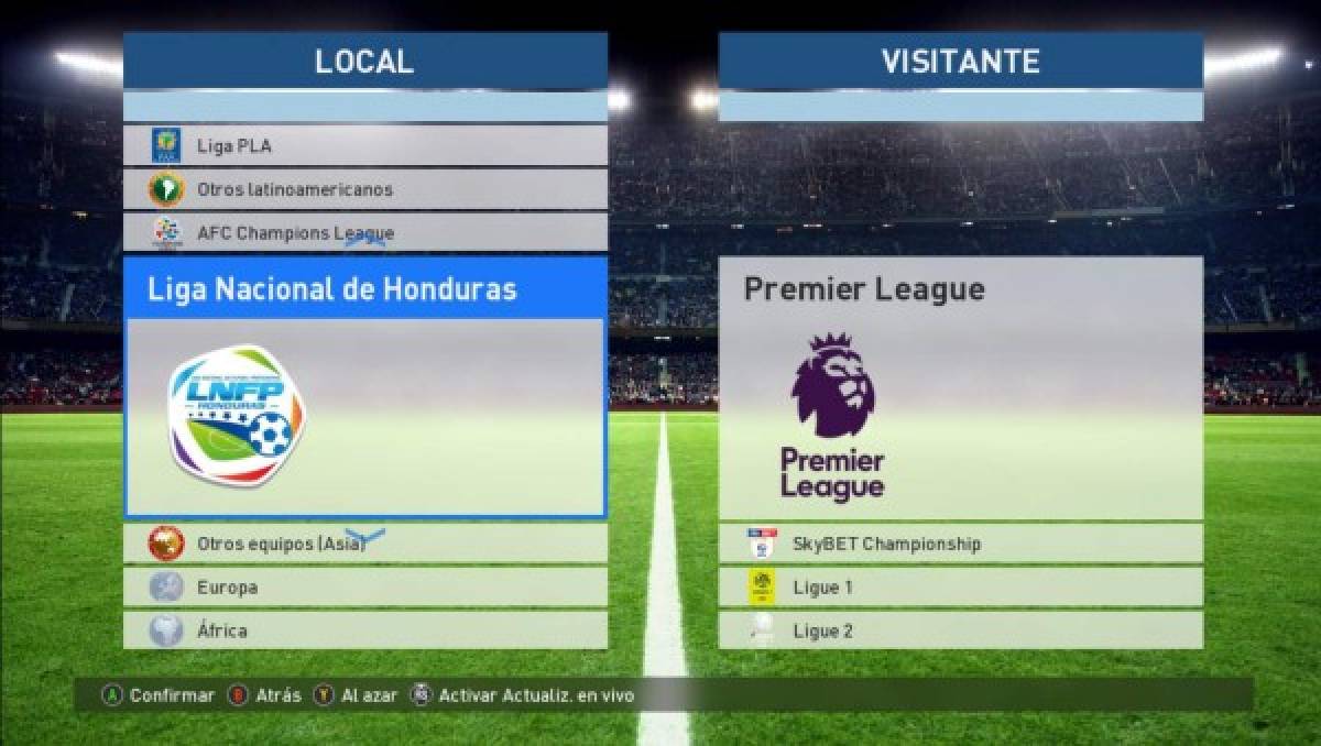 Así luce la Liga Nacional y Selección de Honduras en PES 2017