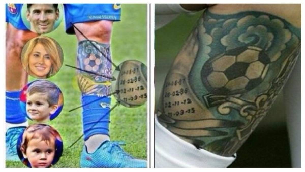 ¿Cuál es el mejor? Estos son los tatuajes que tienen las figuras del Barcelona