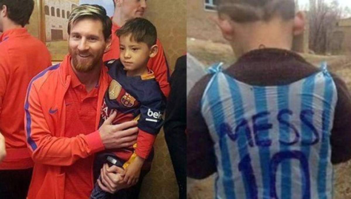 ¡Messi, Cristiano y Rougier! Los futbolistas que no dudaron en cumplir el sueño de un niño