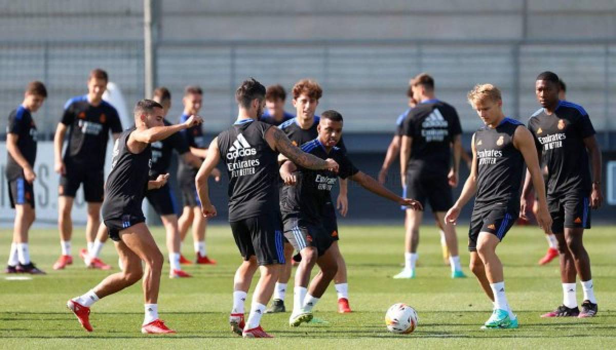 Así fue el primer entrenamiento de Alaba en el Real Madrid: Su mejor amigo y risas con Ancelotti