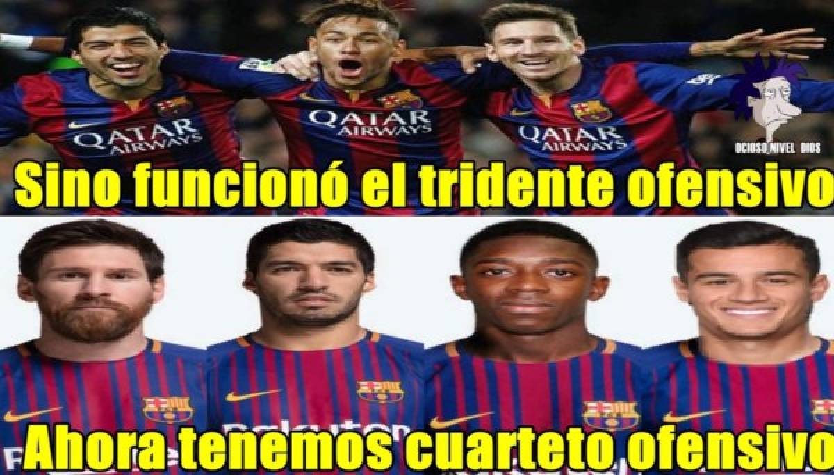 Coutinho fue presentado en el FC Barcelona y los memes no se hicieron esperar