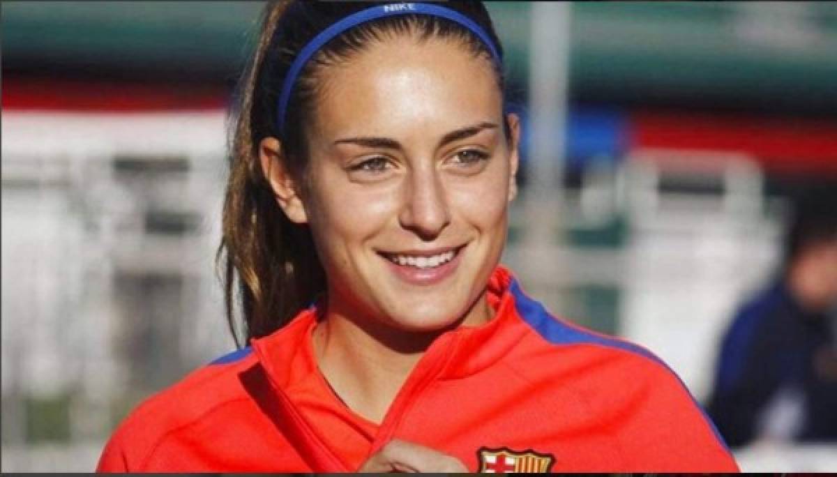 ¡BELLEZA! Así es Alexia Putellas, la hermosa delantera del Barcelona femenino