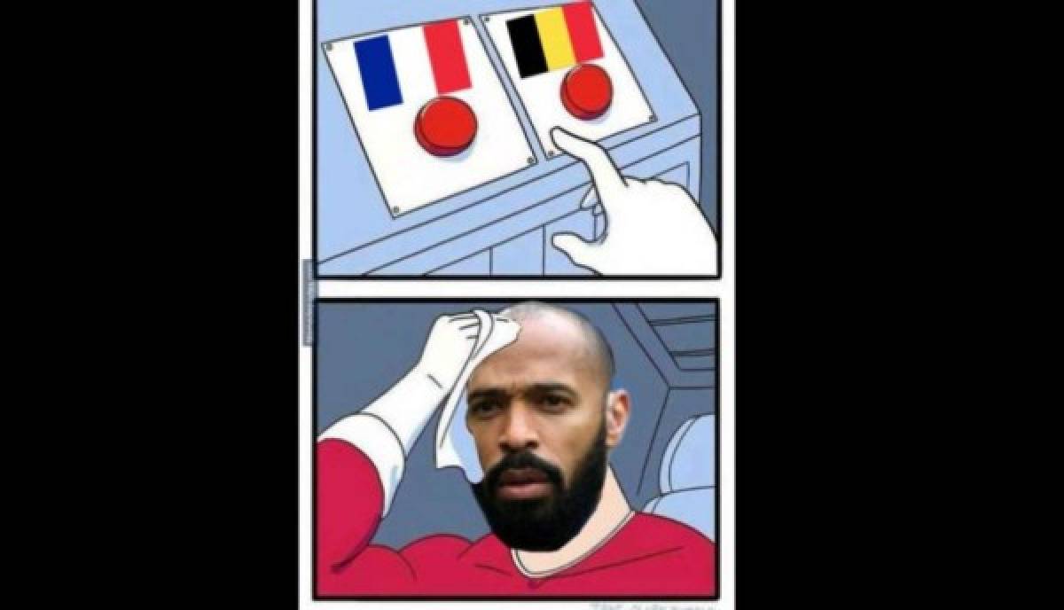 ¡Divertidos! Los memes del Francia-Bélgica dirigidos Mbappé y Henry