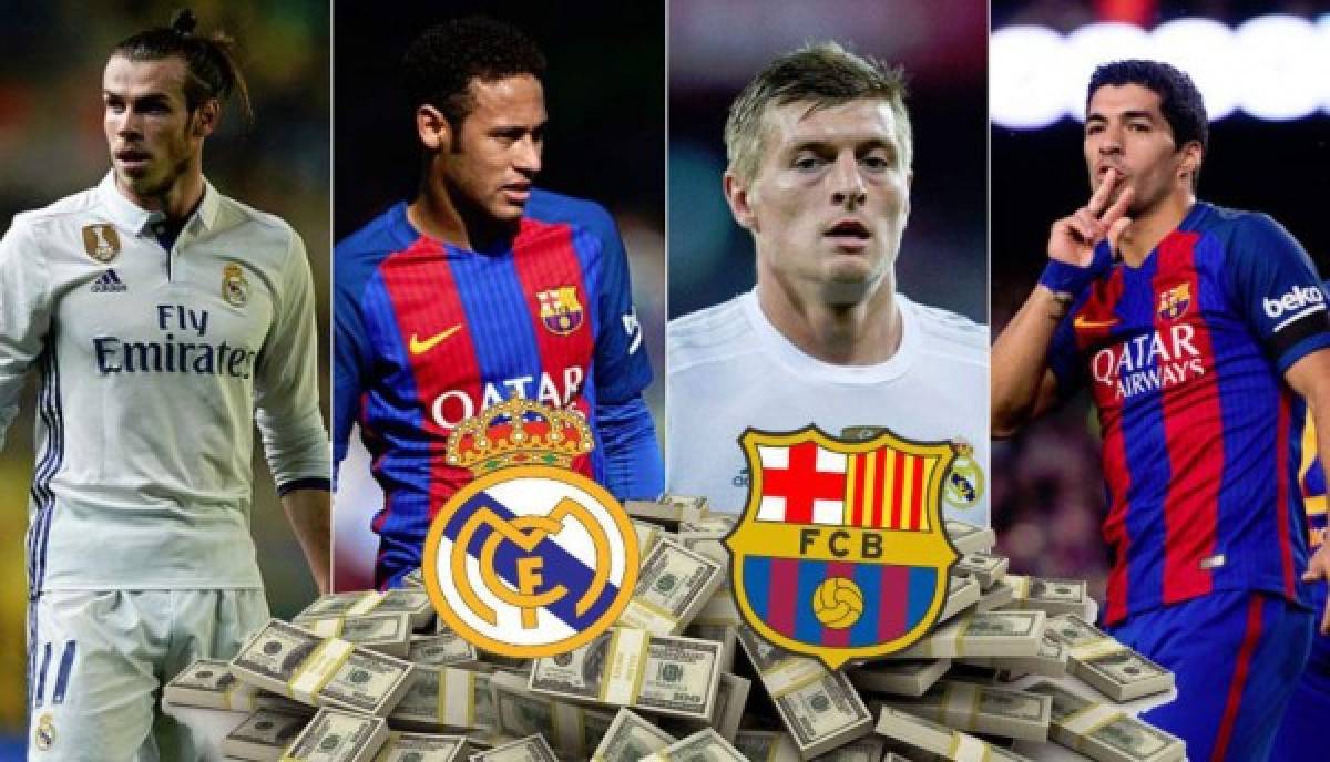 El Real Madrid vs Barcelona en cifras exhorbitantes