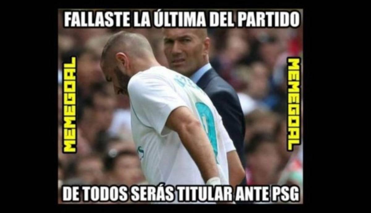 LOCURA: Los divertidos memes que dejó el triunfo del Real Madrid sobre el PSG en Champions