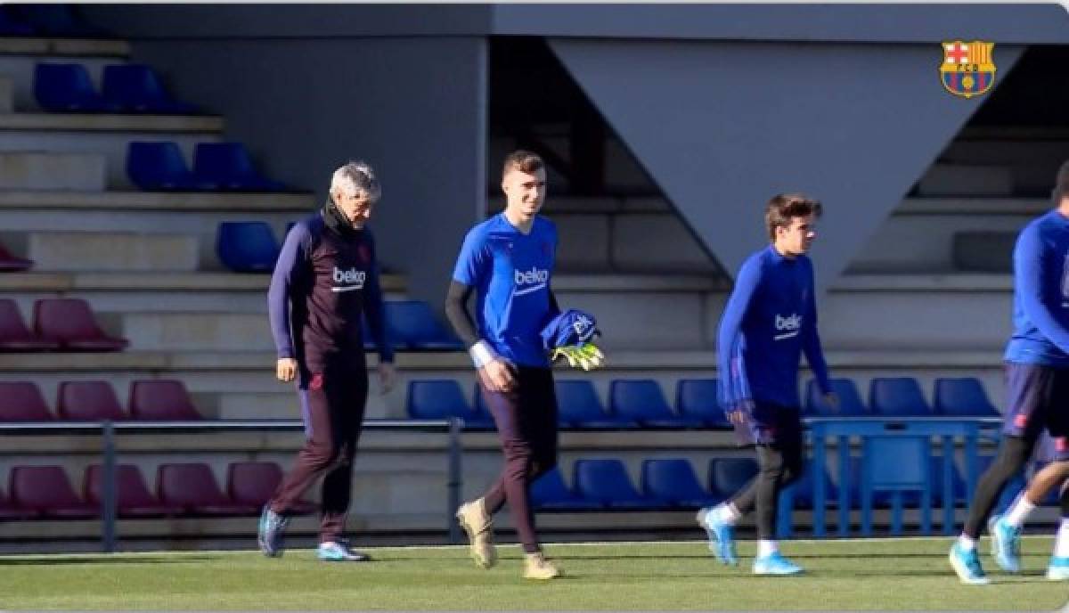 Así fue el primer día de Quique Setién en el Barcelona: Subió a un crack al primer equipo y Valverde llegó