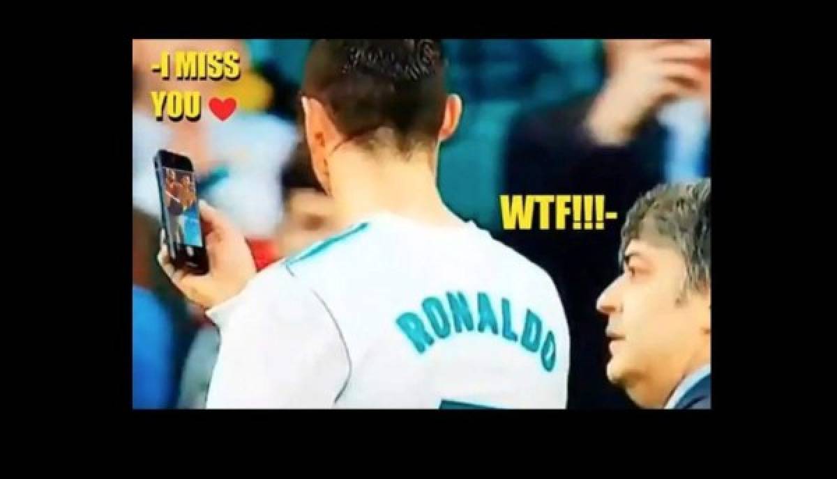 ¡VIRAL! Los memes de Cristiano Ronaldo por mirar su herida en el celular