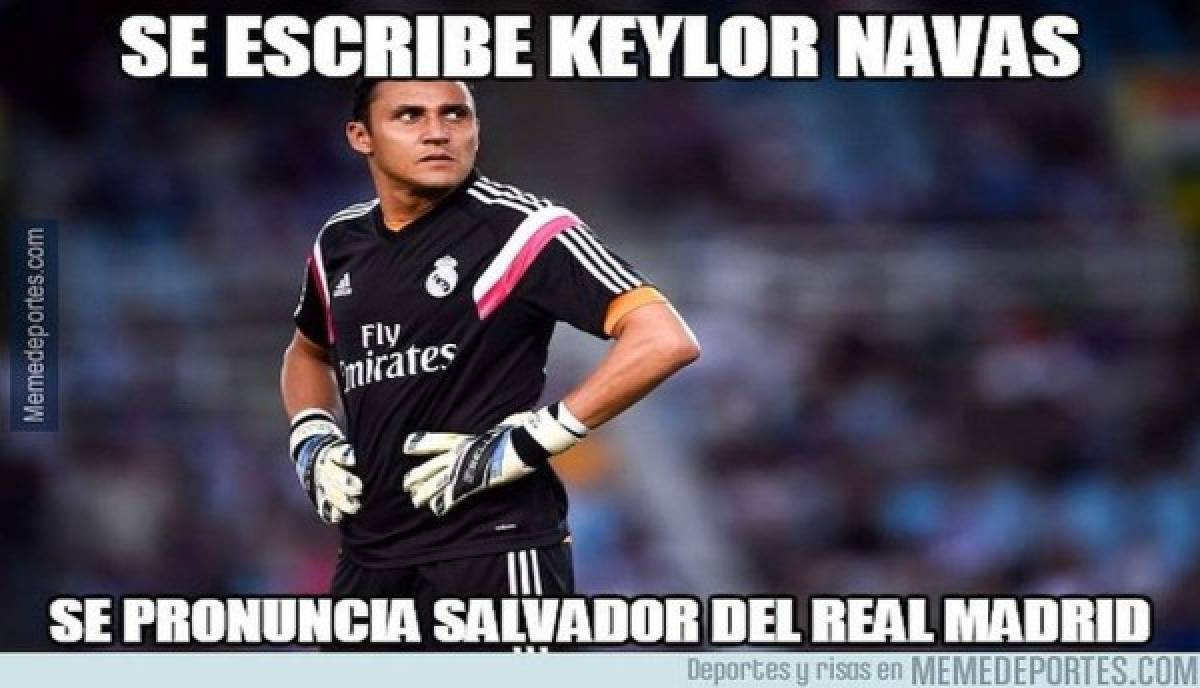 Keylor Navas no se ha escapado de los memes en el Real Madrid