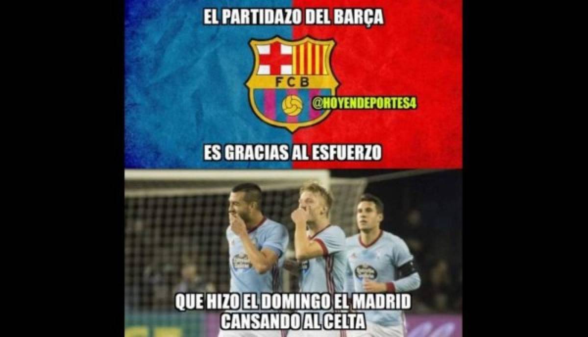 Para morir de risa: Los divertidos memes que dejó la goleada del Barça ante el Celta