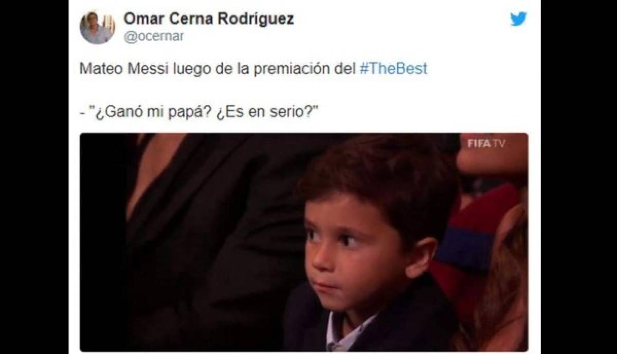 Lionel Messi, protagonista favorito de los memes tras ganar el The Best 2019