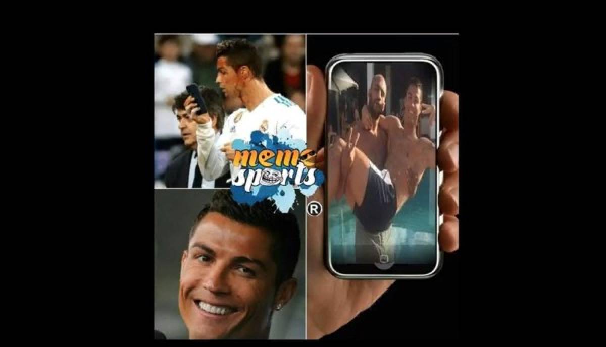 ¡VIRAL! Los memes de Cristiano Ronaldo por mirar su herida en el celular