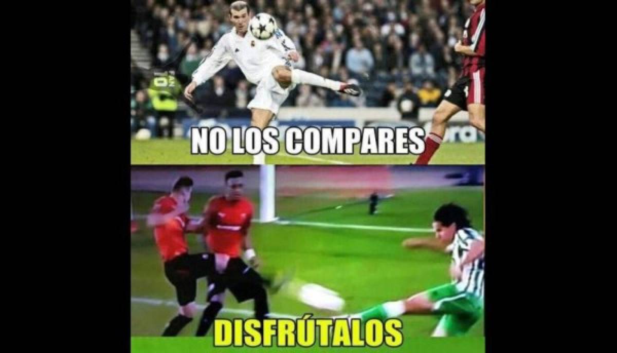 Los otros memes que 'descuartizan' a Diego Lainez por su gol con el Betis, ya lo comparan con Messi y Zidane