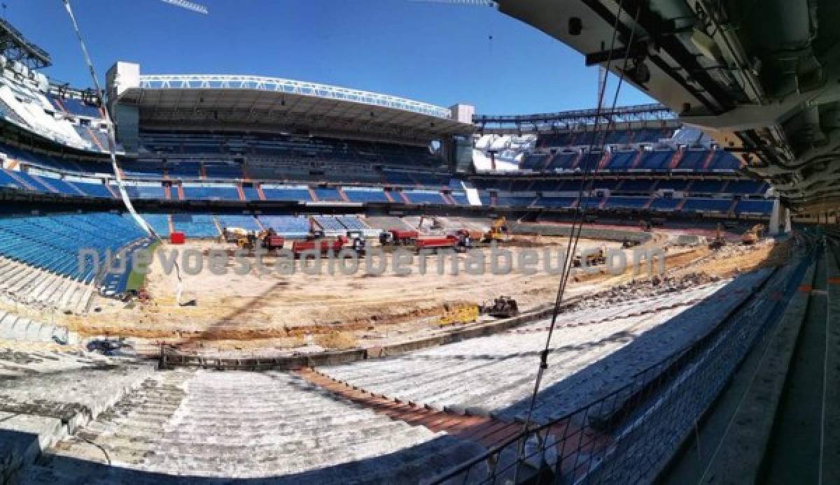 Irreconocible: Así se ve el Santiago Bernabéu a una semana del regreso del Real Madrid