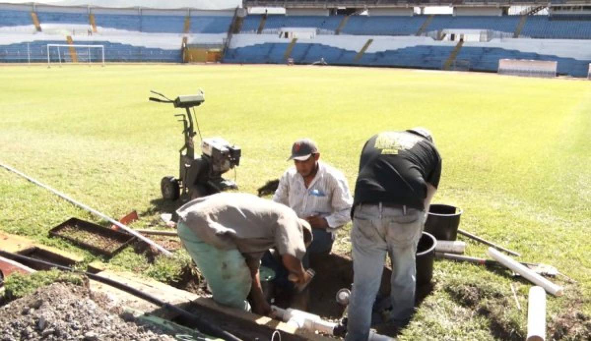 ¡Como mesa de billar! El Olímpico tiene una nueva cara para recibir a la Selección de Honduras frente a EUA