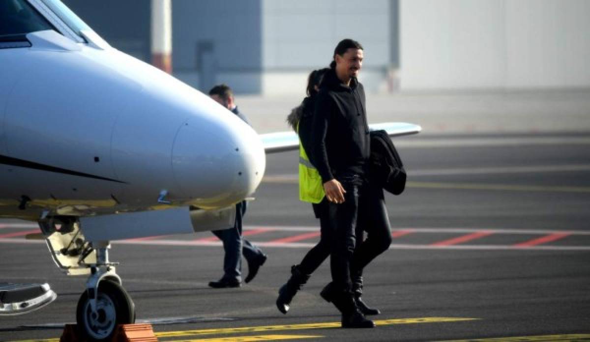 Fotos: Zlatan Ibrahimovic desata la locura con su llegada a Milán