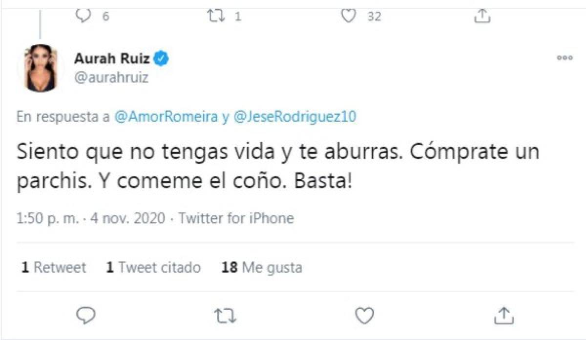 Escándalo: Acusan a Jesé de una nueva infidelidad a Aurah Ruiz y lo publican todo en Twitter