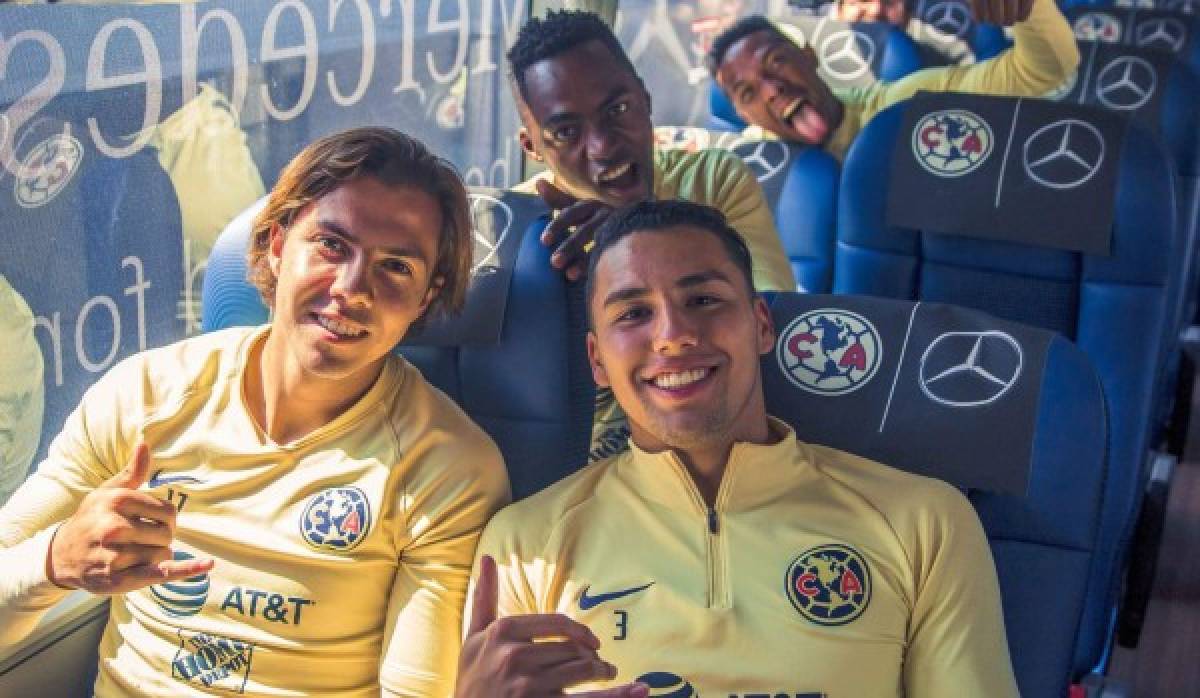 Liga MX: Así es el nuevo y espectacular bus del América; 'Piojo' Herrera lo estrenó