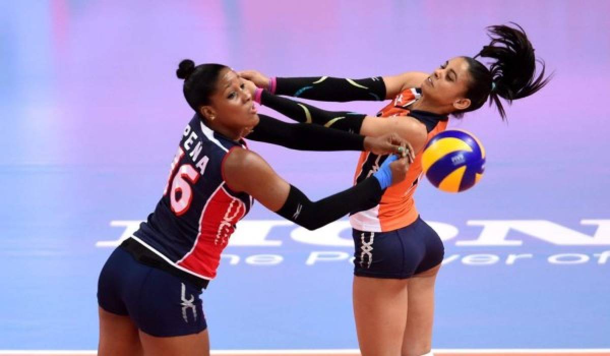 Las distracciones más candentes de la voleibolista dominicana Winifer Fernández en pleno partido