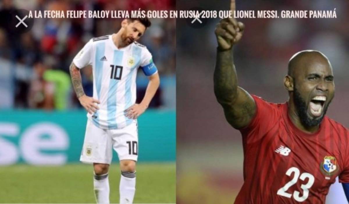 ¿Preocupados Messi y Cristiano? Los memes por el gol de Felipe Baloy