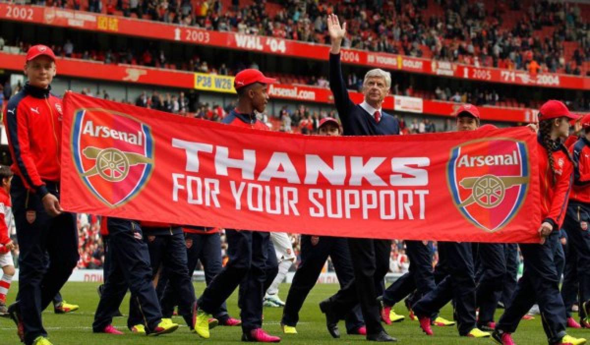 Las 15 inolvidables imágenes de Arsene Wenger con el Arsenal