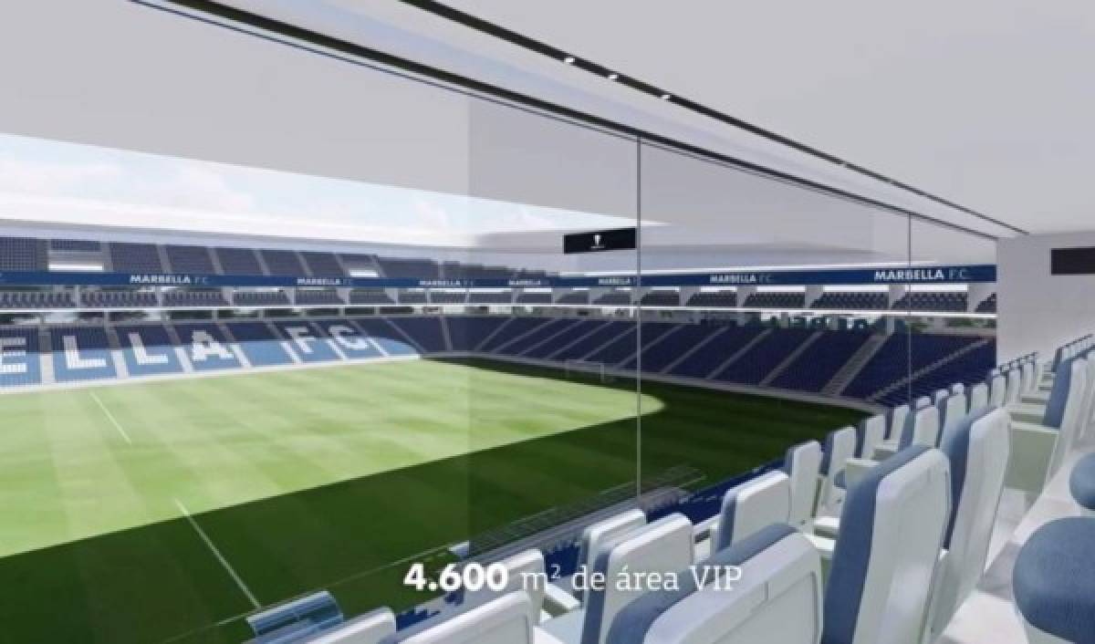 El estadio de 'Champions' que va a construir el Marbella FC: Centro comercial y hasta piscina