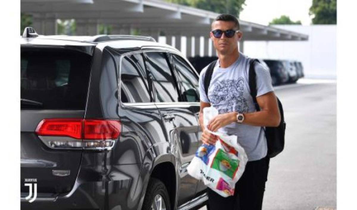 Así recibieron a Cristiano Ronaldo en su primer día de trabajo con la Juventus