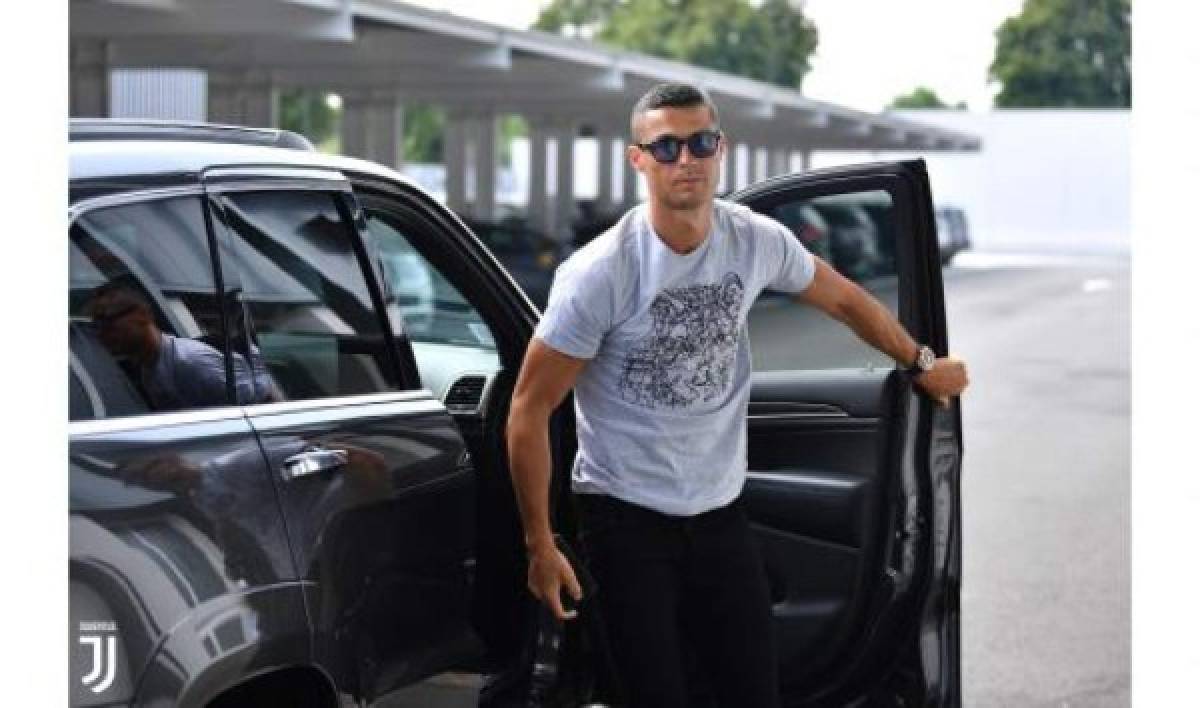 Así recibieron a Cristiano Ronaldo en su primer día de trabajo con la Juventus